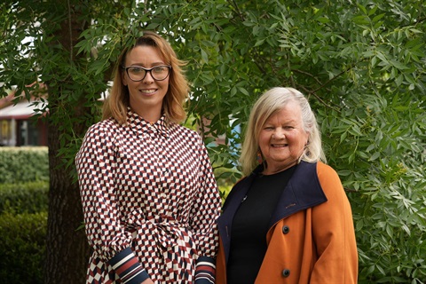 Mayor Margot Davis and Deputy Mayor Carol Sparks.JPG