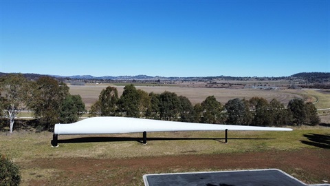 Wind Turbine Blade at Lex Ritchie Park